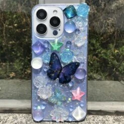 Shimmering Butterfly IPhone Case -Clothing Discount Store shimmering butterfly flowers iphone case 316