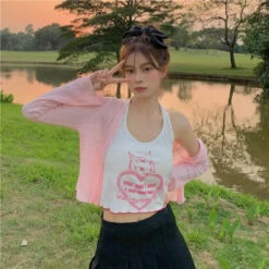 They Don't Give A Sh*t Halter Top 29 They Don't Give A Sh*t Halter Top -Clothing Discount Store shit halter angel angelcore angelic angels baby lamb crop ddlg playground 329