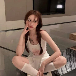 They Don't Give A Sh*t Halter Top 37 They Don't Give A Sh*t Halter Top -Clothing Discount Store shit halter angel angelcore angelic angels baby lamb crop ddlg playground 631