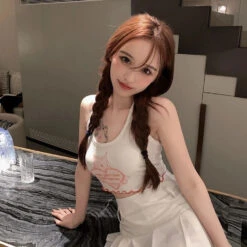 They Don't Give A Sh*t Halter Top 33 They Don't Give A Sh*t Halter Top -Clothing Discount Store shit halter angel angelcore angelic angels baby lamb crop ddlg playground 677