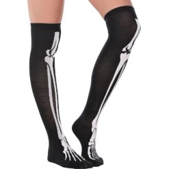 Skeleton Stockings -Clothing Discount Store skeleton stockings bone bones creepy gore halloween leggings ddlg playground 303