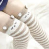 Sleepy Fox Thigh Highs -Clothing Discount Store sleepy fox thigh highs animal socks animals babies baby kawaii babe 141
