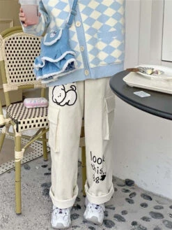 Sleepy Puppy Corduroy Cargo Pants -Clothing Discount Store sleepy puppy corduroy cargo pants cargo cords corduroy kawaii 472