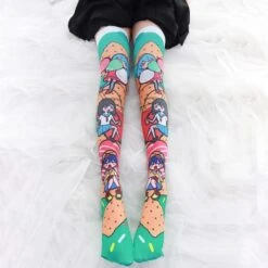 Snacky Babe Stockings -Clothing Discount Store snacky babe stockings cartoon colorful kawaii sock sockies socks ddlg playground 569