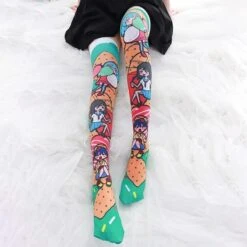 Snacky Babe Stockings -Clothing Discount Store snacky babe stockings cartoon colorful kawaii sock sockies socks ddlg playground 943