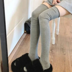 Slouchy Thigh High Socks -Clothing Discount Store soft slouchy thigh high socks stockings 123