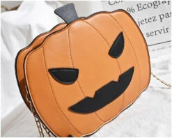 Spoopy Pumpkin Bag -Clothing Discount Store spoopy pumpkin bag jack o lantern purse halloween 427