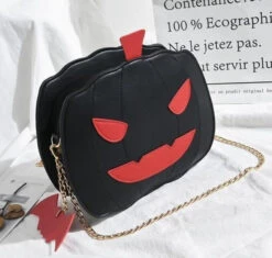 Spoopy Pumpkin Bag -Clothing Discount Store spoopy pumpkin bag jack o lantern purse halloween 680