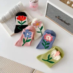 Spring Flower Socks 19 Spring Flower Socks -Clothing Discount Store spring flower socks spring flower socks daisy flowers kawaii 901