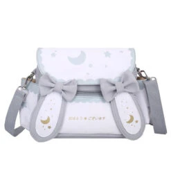 Star Bunny Purse -Clothing Discount Store star bunny lolita purse grey bag ears rabbits handbag kawaii babe 461