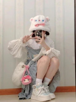 Star Crown Pastel Hi-Tops 34 Star Crown Pastel Hi-Tops -Clothing Discount Store star crown pastel hi tops booties boots faecore fairy kei fairycore shoes kawaii babe 276