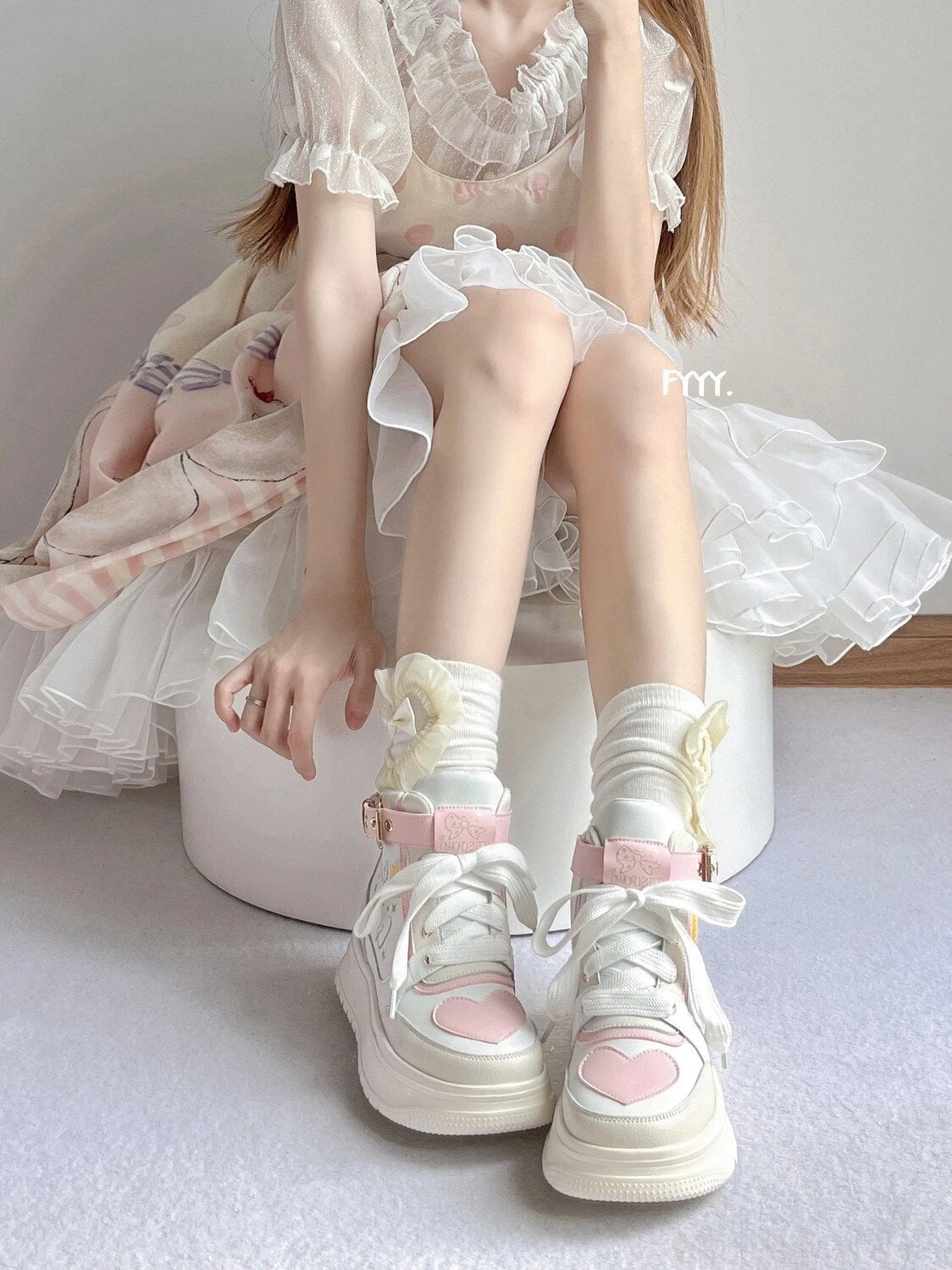 Star Crown Pastel Hi-Tops 8 Star Crown Pastel Hi-Tops - Image 6