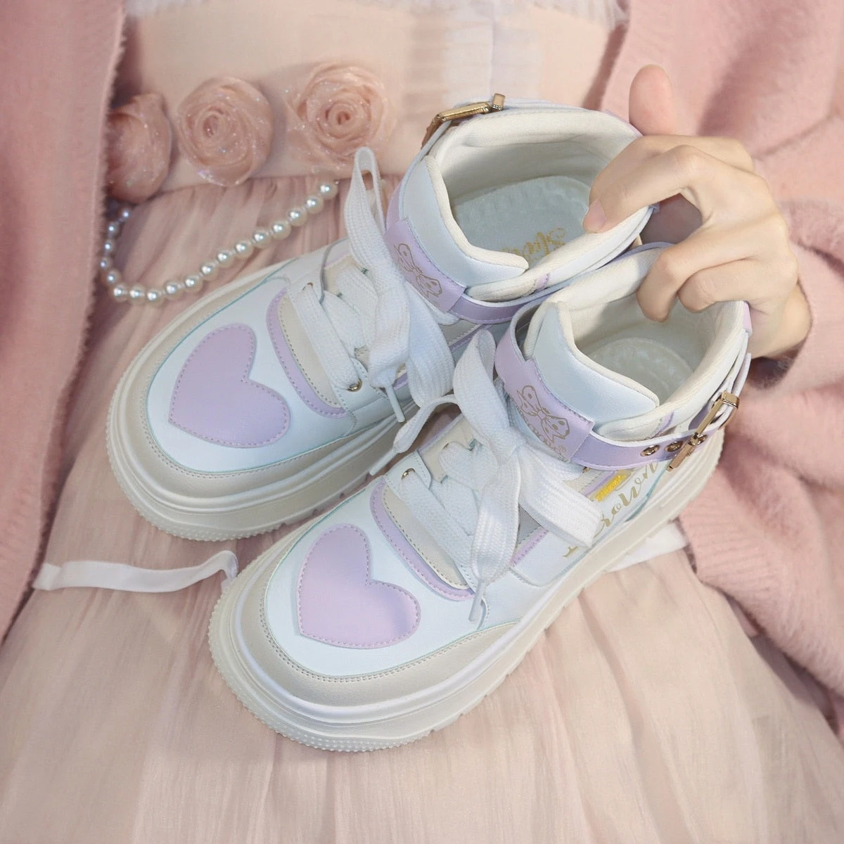 Star Crown Pastel Hi-Tops 22 Star Crown Pastel Hi-Tops - Image 20