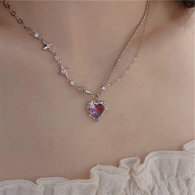 Starry Love Crystal Dangle Necklace 12 Starry Love Crystal Dangle Necklace - Image 10