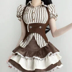 Steampunk Maiden Dress 14 Steampunk Maiden Dress -Clothing Discount Store steampunk maiden dress cute dress dresses lolita maid maid dress kawaii babe 977