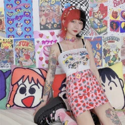 Strawbaby Skirt -Clothing Discount Store strawbaby skirt pencil skirts strawberries strawberry ddlg playground 883