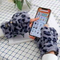 Strawbunny Plush Mittens -Clothing Discount Store strawberry bunny plush soft mittens gloves kawaii 441