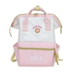 Strawberry Milk Backpack (5 Colors) -Clothing Discount Store strawberry milk backpack 5 colors pink backpacks bags book harajuku fashion japan bag kawaii babe 523