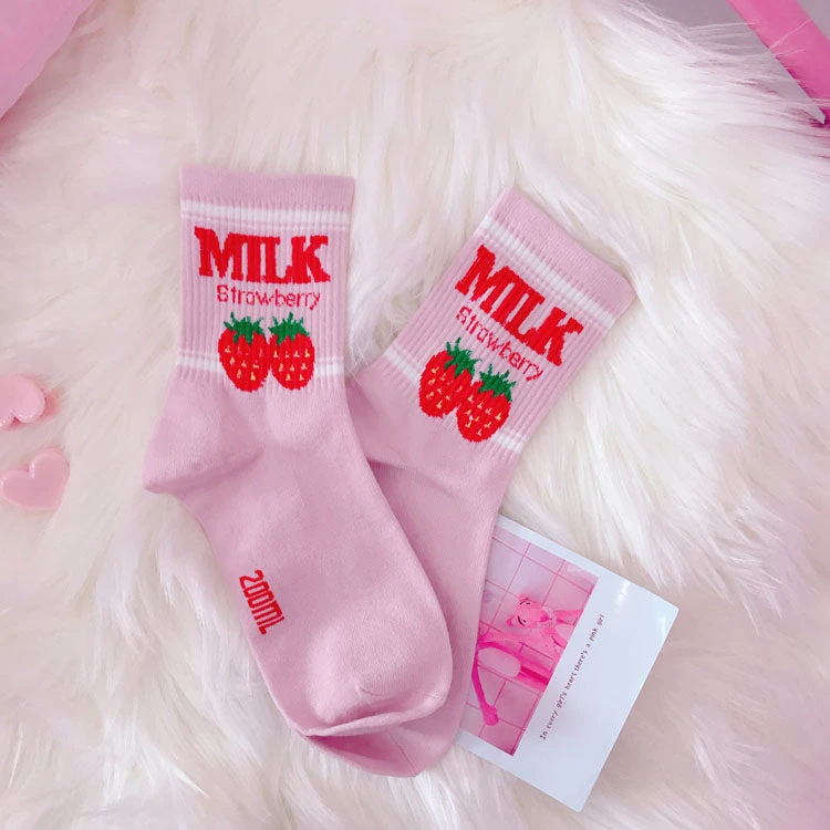 Strawberry Milk Socks 11 Strawberry Milk Socks - Image 9