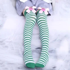 Strawberry Striped Stockings 22 Strawberry Striped Stockings -Clothing Discount Store strawberry striped stockings knee socks sockies stockings strawberries stockings kawaii babe 131