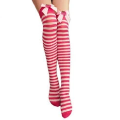 Strawberry Striped Stockings 23 Strawberry Striped Stockings -Clothing Discount Store strawberry striped stockings knee socks sockies stockings strawberries stockings kawaii babe 588