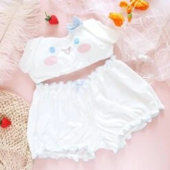 Summer Lovin' Puppy Set -Clothing Discount Store summer lovin cinnamoroll set bloomers bra panties panty dog ears lingerie ddlg playground 515