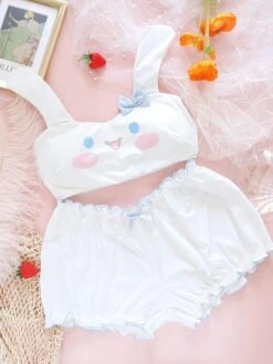 Summer Lovin' Puppy Set -Clothing Discount Store summer lovin cinnamoroll set bloomers bra panties panty dog ears lingerie ddlg playground 703