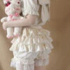 Sweet Beige Bloomer Shorts -Clothing Discount Store sweet beige bloomer shorts kawaii lace ruffled ruffles white 544