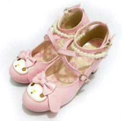 Sweet Bunny Shoes -Clothing Discount Store sweet bunny shoes anime bunnies ankle straps bunny ears egl kawaii babe 759