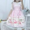 Sweet Candyland Dress -Clothing Discount Store sweet candyland dress candy cane candycane dresses fairy kei ddlg playground 259