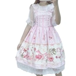 Sweet Candyland Dress 21 Sweet Candyland Dress -Clothing Discount Store sweet candyland dress candy cane candycane dresses fairy kei ddlg playground 453