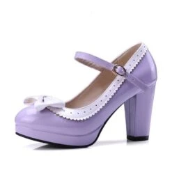 Sweet Doll Heels -Clothing Discount Store sweet doll heels purple pointed toe 4 dressy formal lolita shoes ddlg playground 212