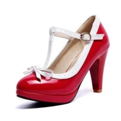 Sweet Doll Heels -Clothing Discount Store sweet doll heels red t bar 4 5 dressy formal lolita shoes ddlg playground 523