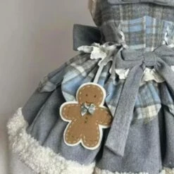 Tartan Gingerbread Dress -Clothing Discount Store tartan gingerbread jsk lolita christmas dress 965
