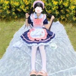 Tea Time Maid Dress -Clothing Discount Store tea time maid lolita dress dresses cosplay outfit kawaii babe 401