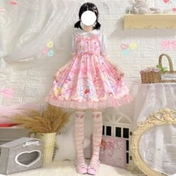 Teddy Bear Bakery Dress -Clothing Discount Store teddy bear bakery lolita dress baked goods cupcakes ddlg playground 302