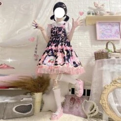 Teddy Bear Bakery Dress -Clothing Discount Store teddy bear bakery lolita dress baked goods cupcakes ddlg playground 828