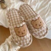 Teddy Indoor Slippers 2 Teddy Indoor Slippers -Clothing Discount Store teddy indoor slippers bear kawaii shoes slipper babe 270