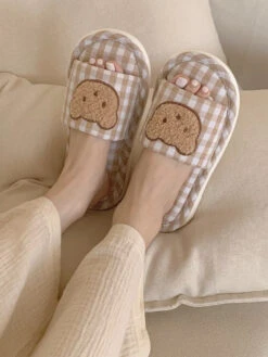 Teddy Indoor Slippers 26 Teddy Indoor Slippers -Clothing Discount Store teddy indoor slippers bear kawaii shoes slipper babe 428