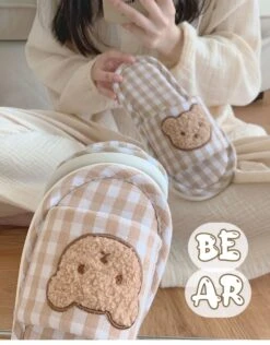 Teddy Indoor Slippers 28 Teddy Indoor Slippers -Clothing Discount Store teddy indoor slippers bear kawaii shoes slipper babe 619