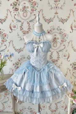The Queen's Web Dress 26 The Queen's Web Dress -Clothing Discount Store the queen of lolitas dress blue xs cute dresses goth gothic kawaii babe 599