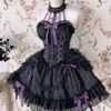 The Queen's Web Dress -Clothing Discount Store the queen of lolitas dress cute dresses goth gothic kawaii babe 496