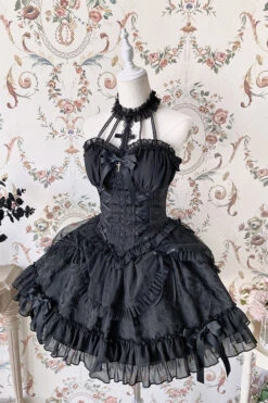 The Queen's Web Dress 34 The Queen's Web Dress -Clothing Discount Store the queen of lolitas dress cute dresses goth gothic kawaii babe 659