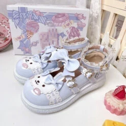 Tiny Bun Mary Janes -Clothing Discount Store tiny bun lolita mary janes bunnies bunny shoes fairy kei footwear kawaii babe 271