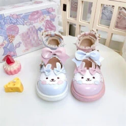 Tiny Bun Mary Janes -Clothing Discount Store tiny bun lolita mary janes bunnies bunny shoes fairy kei footwear kawaii babe 310