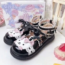 Tiny Bun Mary Janes -Clothing Discount Store tiny bun lolita mary janes bunnies bunny shoes fairy kei footwear kawaii babe 429