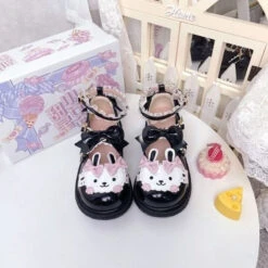 Tiny Bun Mary Janes -Clothing Discount Store tiny bun lolita mary janes bunnies bunny shoes fairy kei footwear kawaii babe 817