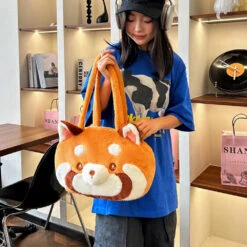 Tiny Fox Messenger Bag -Clothing Discount Store tiny fox messenger bag handbags bags fox bag foxes furry 428