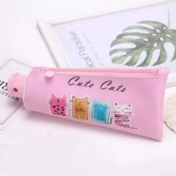 Toothpaste Pencil Case -Clothing Discount Store toothpaste pencil case kitten bag cosmetic make up makeup new1234 pen box ddlg playground 810