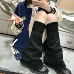 Traditional Cozy Leg Warmers -Clothing Discount Store traditional cozy leg warmers leg warmers kawaii fashion traditional 564